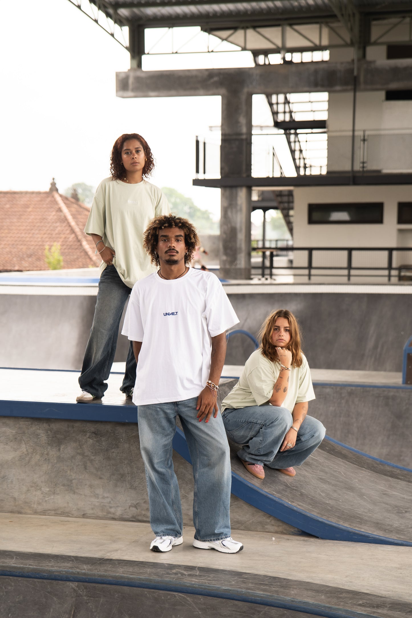 UNME.T Oversized Tee Sea Foam Green