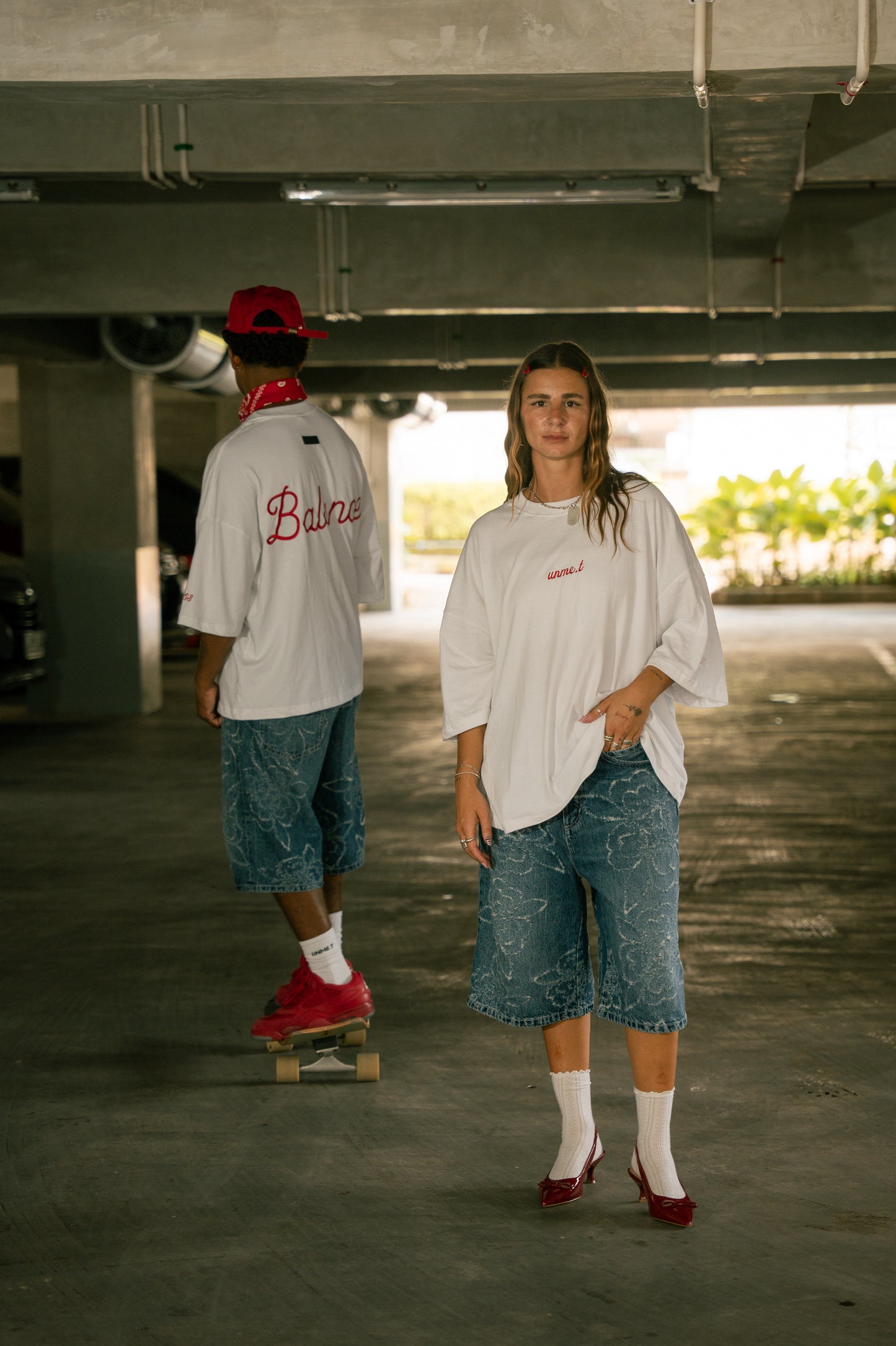 BALANCE Oversized Tee White