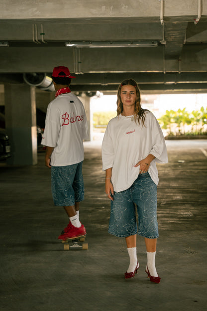 BALANCE Oversized Tee White