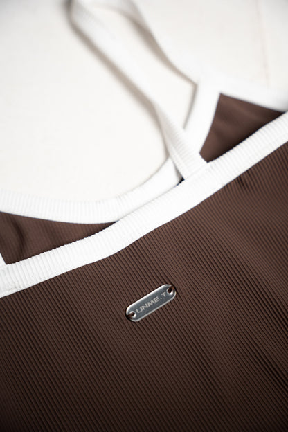UNME.T Top Crop Brown