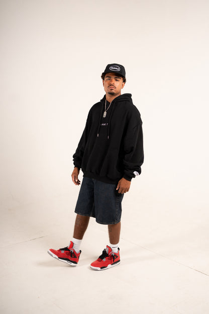 UNME.T Oversized Hoodie Black