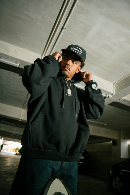 UNME.T Oversized Hoodie Black