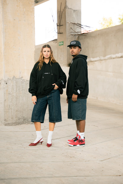UNME.T Oversized Hoodie Black