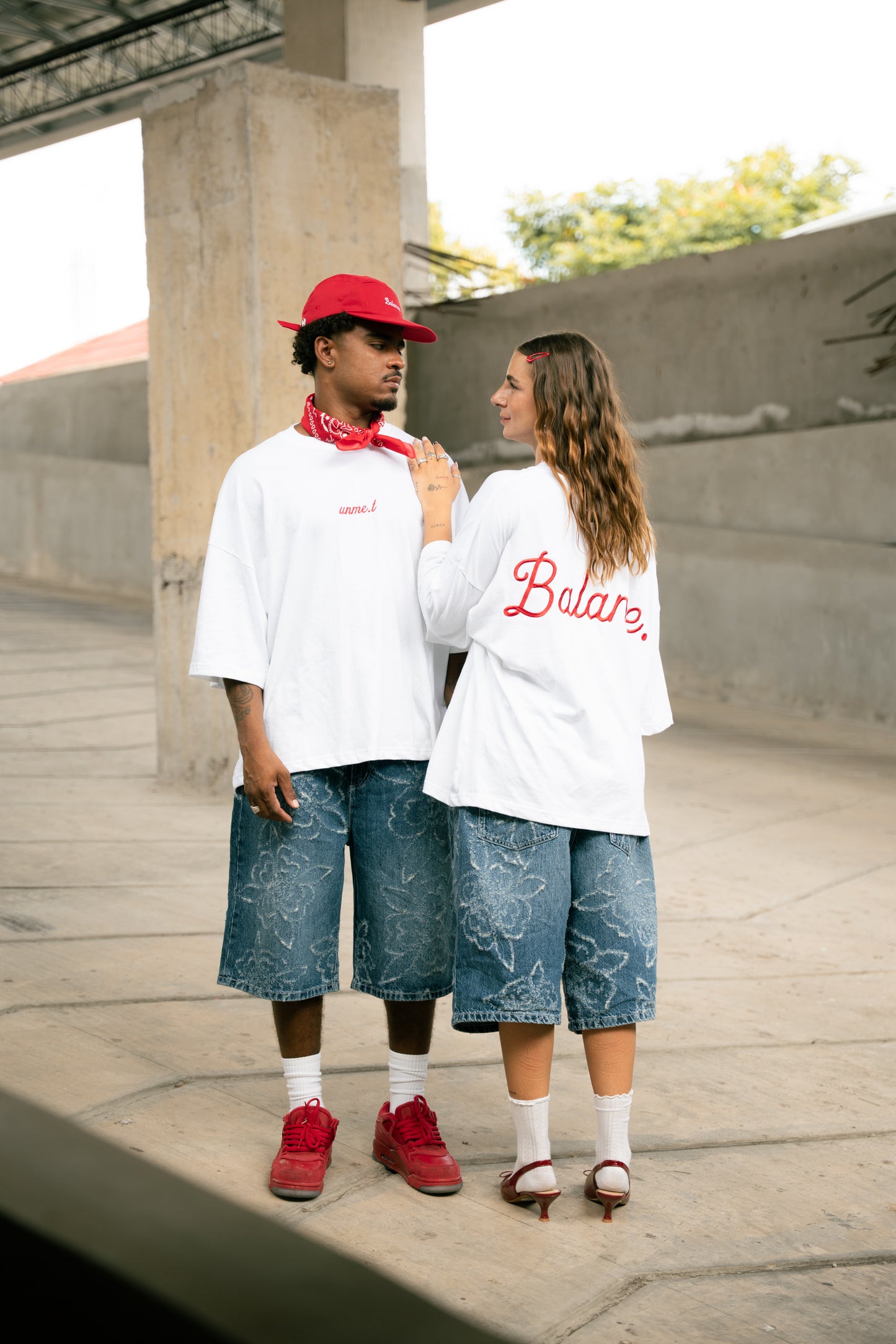 BALANCE Oversized Tee White