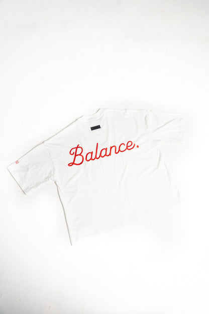 BALANCE Oversized Tee White