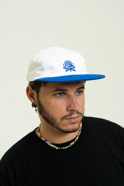 ROSE Cap it White & Blue