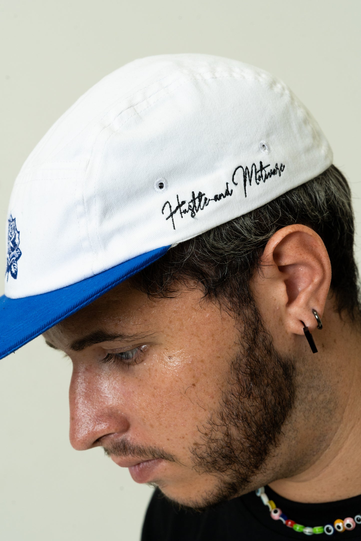 ROSE Cap it White & Blue