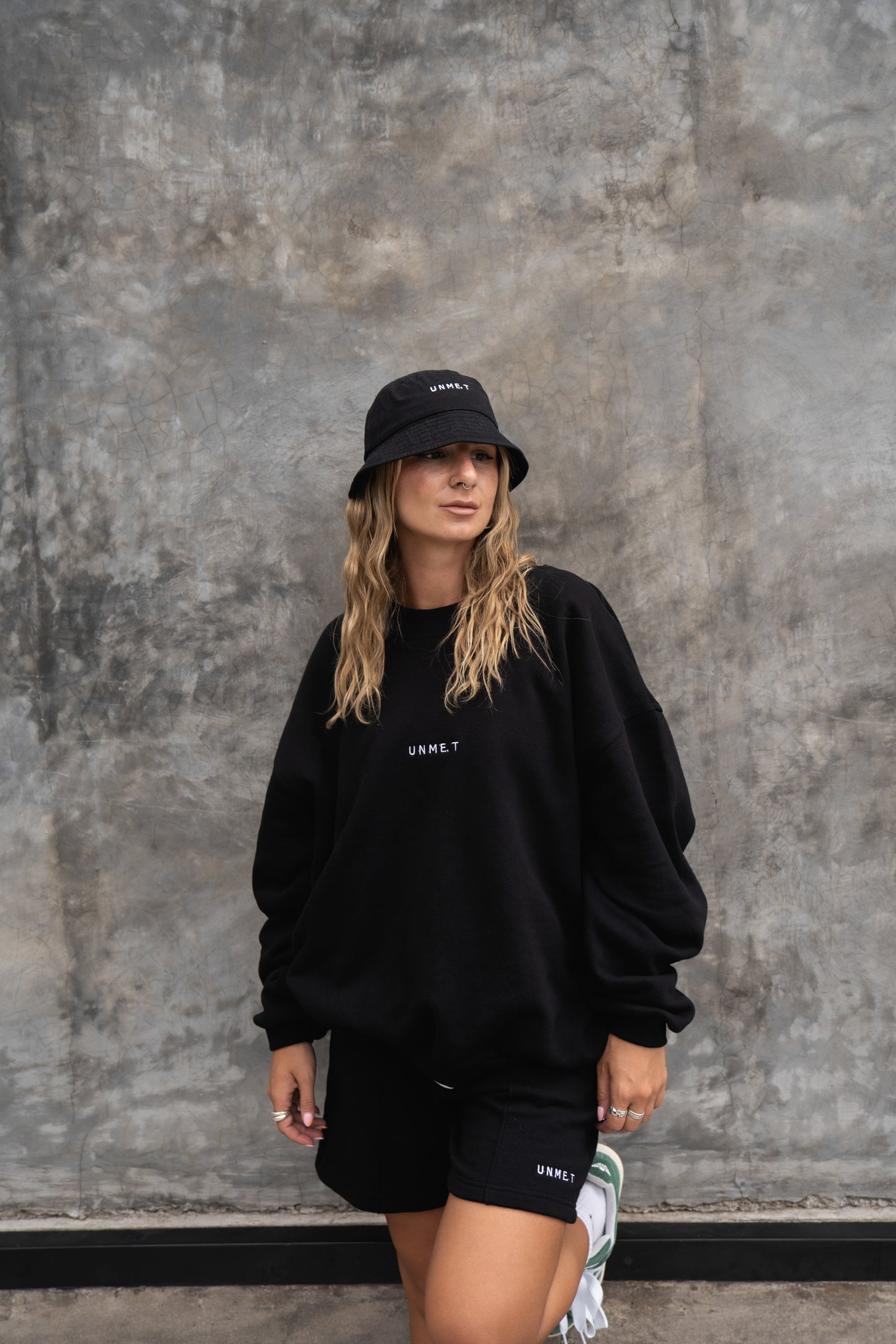 BUCK IT - Bucket Hat Cotton Black