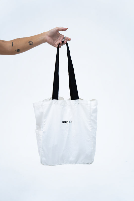 BAG IT - Canvas Tote White/Black