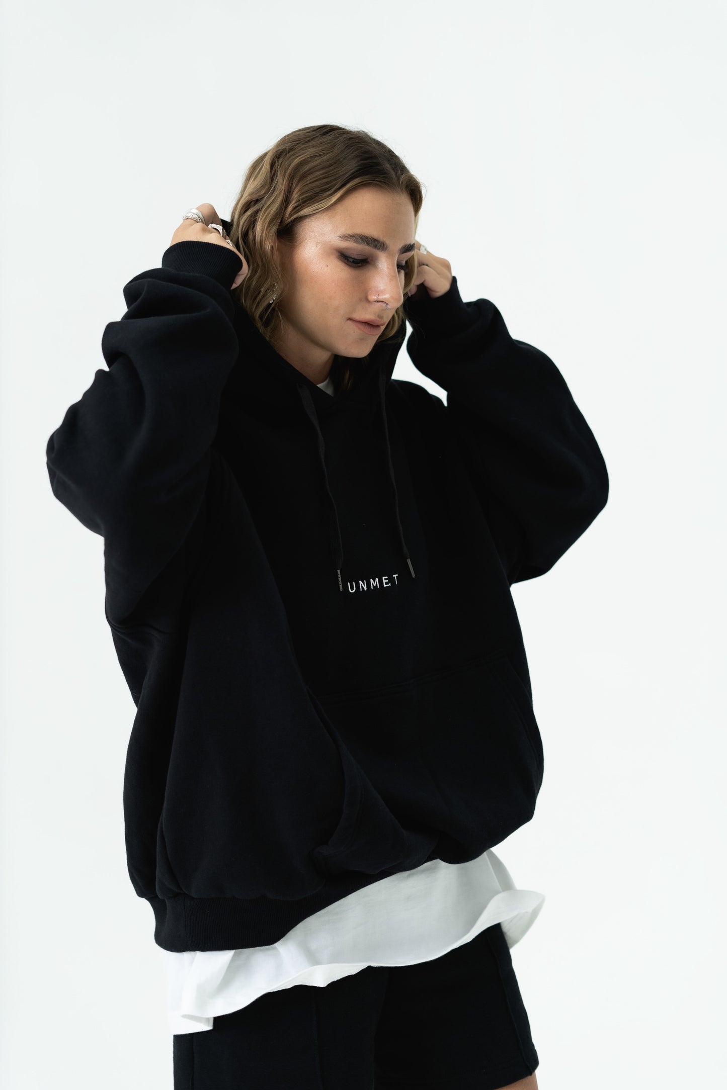 DOPE - Oversized Hoodie Cotton Black