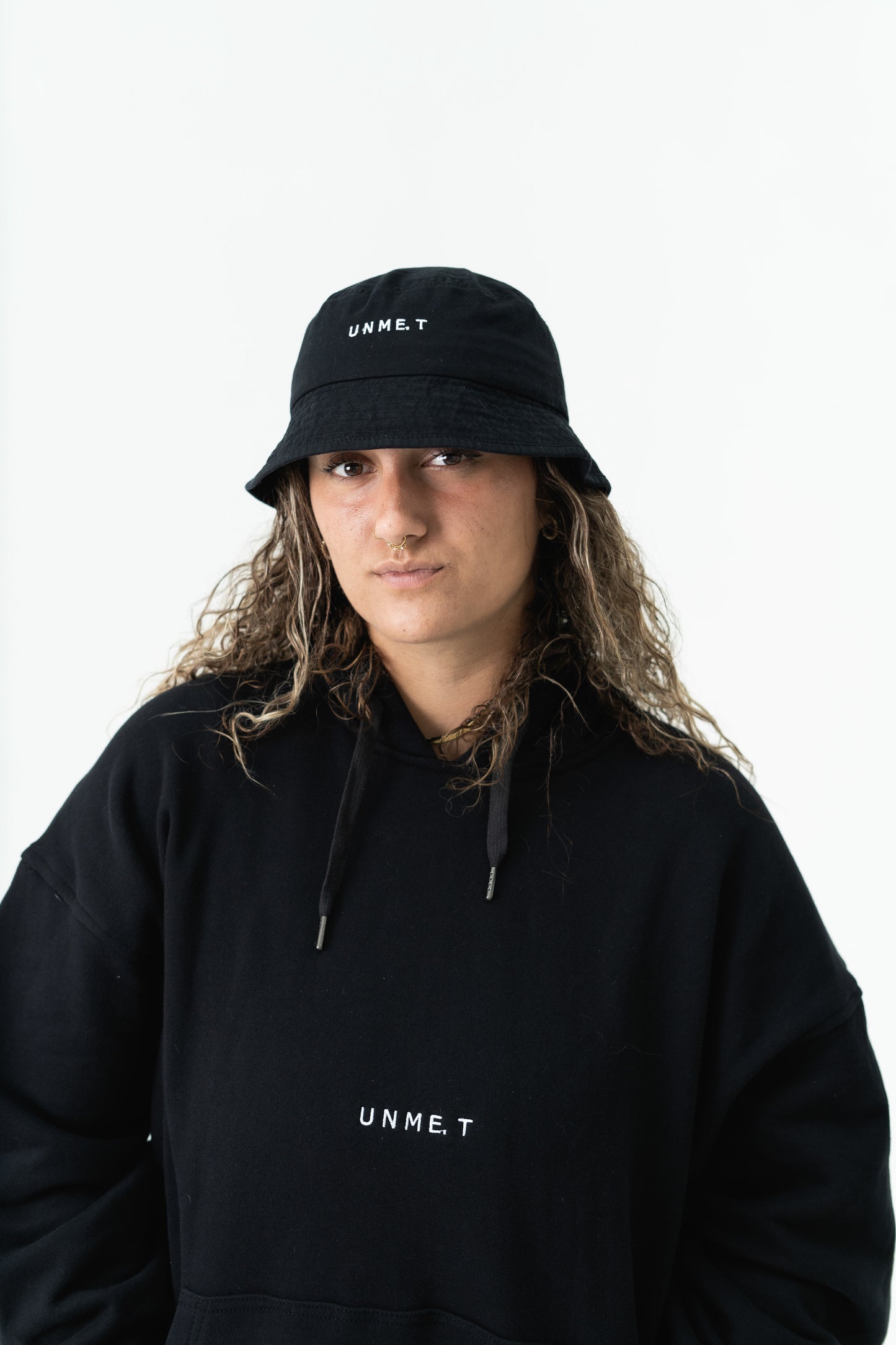 BUCK IT - Bucket Hat Cotton Black